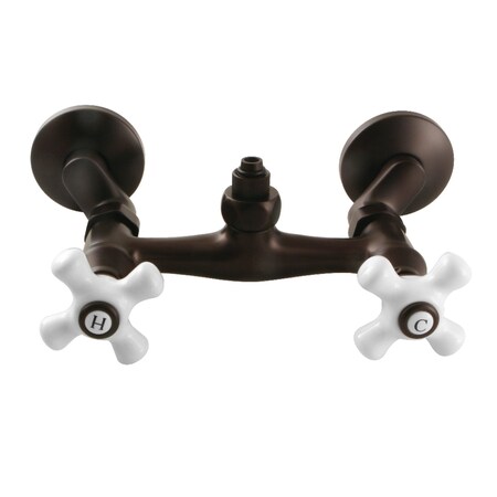 Kingston Brass CC2135PX Wall Mount Tub Faucet Body with Riser Adapter, Oil Rubbed Bronze CC2135PX
